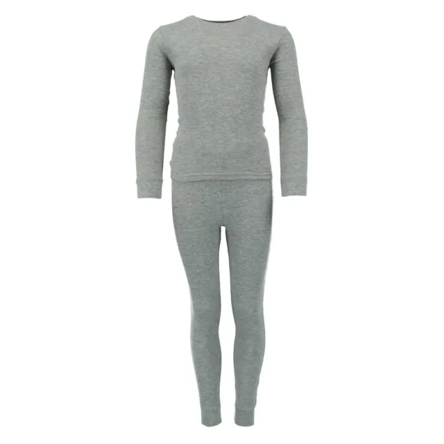 New Boys Only Kid's Waffle Thermal Long Underwear 2-Piece Set