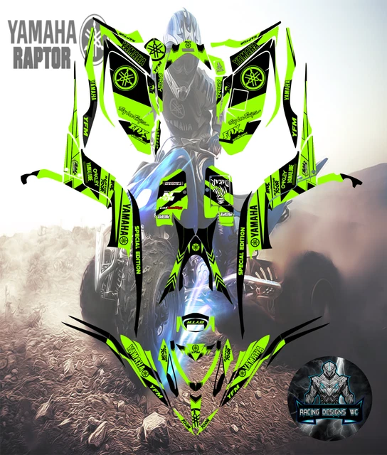 Yamaha Raptor Rim Sticker YAMAHA RAPTOR 700-700R 2013-2020 full graphics kit sticker decals £129. ...
