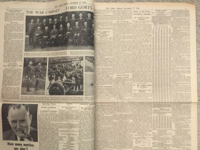 The Times Newspaper 5th 12th 15th 20th 24th or 26th April 1940 3