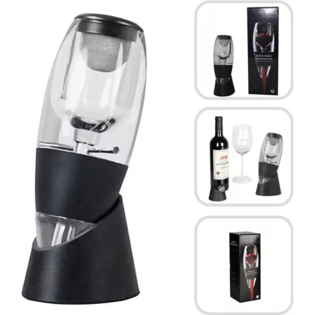 Magic Décanter Aérateur Essentiel De Vin Carafe Filtrante pour le Vin en verre