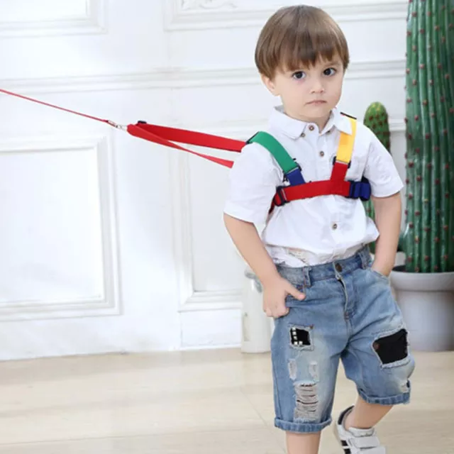 Kids Safety Leash Anti Lost Key Wrist Strap Baby Walk Child Toddler Link Harness 2