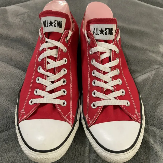 Converse Unisex Chuck Taylor All Star Ox X9696 Red Shoes Mens 12 Womens 14