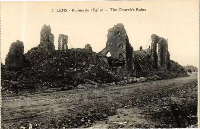 CPA LENS - Ruines de l'Église (267974)