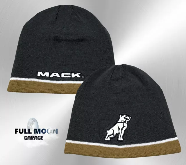 NEW Mack Trucks Bulldog Stripes Classic Vintage Mens Cap Hat Beanie