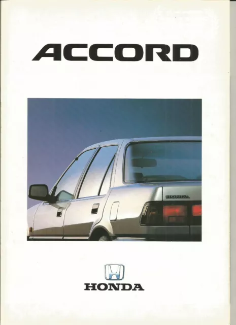 HONDA ACCORD - 1988 ? catalogue brochure prospectus dépliant publicitaire