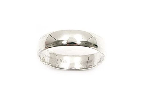 Alliance Dolly-Bijoux Plaquée Or 18K Laminé - Taille 60, Demi-jonc 5mm, Unisexe