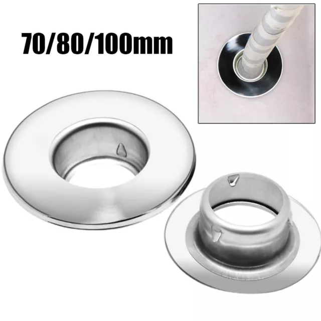 Stainless Steel Round Pipe Flange Seat Ventilation Hose Cover Connector