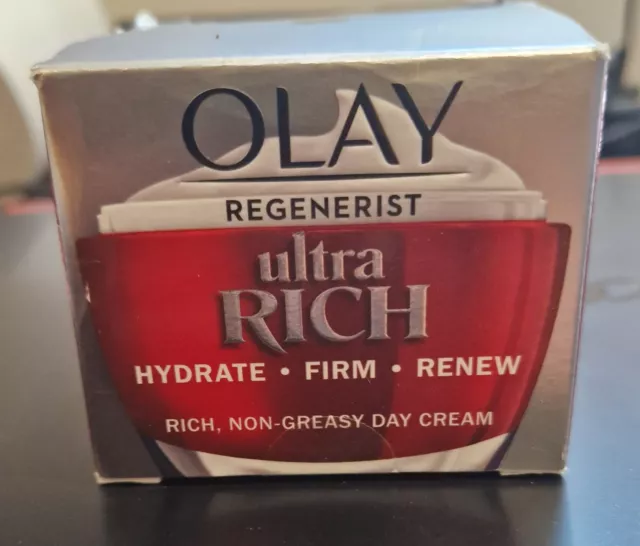 Olay Regenerist Ultra Rich Day Cream Hydrate Firm Renew 50ml