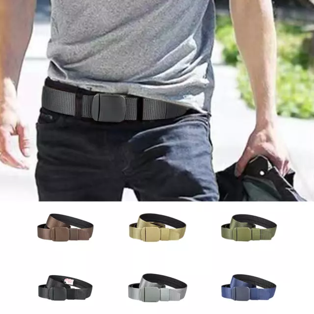 Travel Security Belt Hidden Money Pouch Wallet Pocket Waist Belt Safe Non-Metal