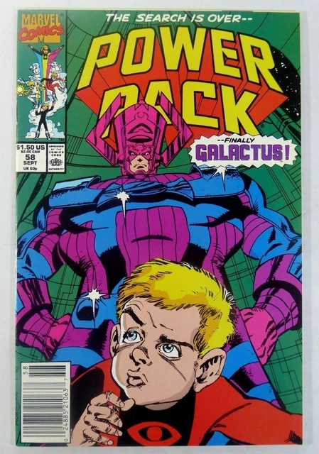 Marvel POWER PACK (1990) #58 NEWSSTAND Low Print Run VF/NM (9.0) Ships FREE!