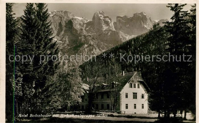 43117162 Hochschwab Hotel Bodenbauer mit Hochschwabgruppe Lansersee