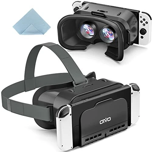 OIVO Casque VR Compatibles avec Nintendo Switch/Switch OLED avec Lentilles HD...