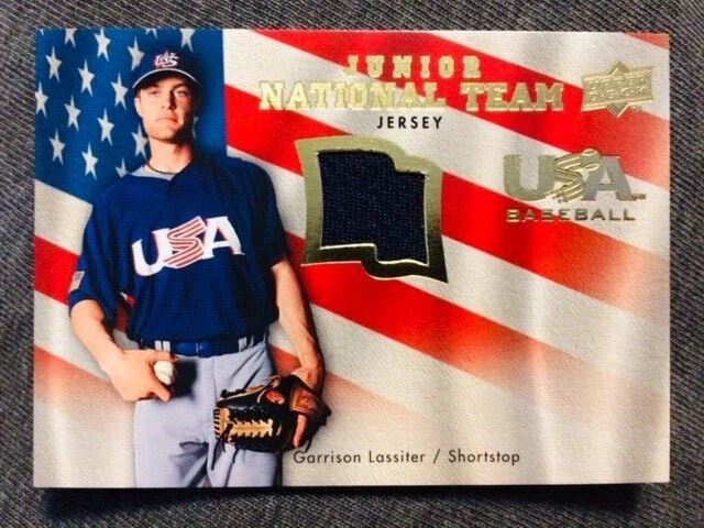2008 Upper Deck Garrison Lassiter Rookie USA Junior National Game Used Jersey