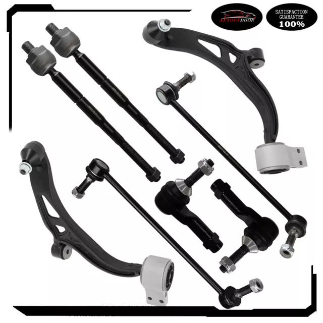 Fit For 2011-2015 Ford Explorer 8Pcs Front Control Arm w Ball Joints Suspension