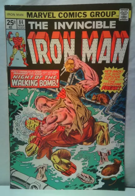 The Invincible Iron Man Marvel Comics 84 7.0