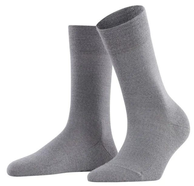 Falke Womens Sensitive Berlin Socks - Light Grey Mel