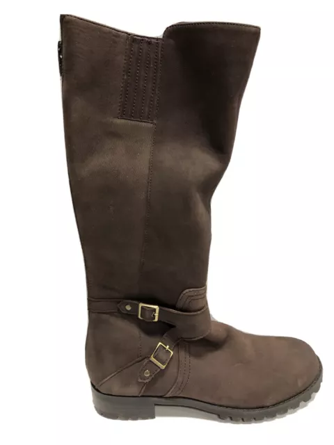 Adrienne Vittadini Womens Duke Riding Boot Brown Size 8.5 M