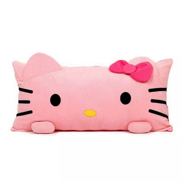 85 * 35 cm Lindo Rosa Hello Kitty Almohada de Peluche Cojín Relleno Suave Regalo Habitación en Hogar 2