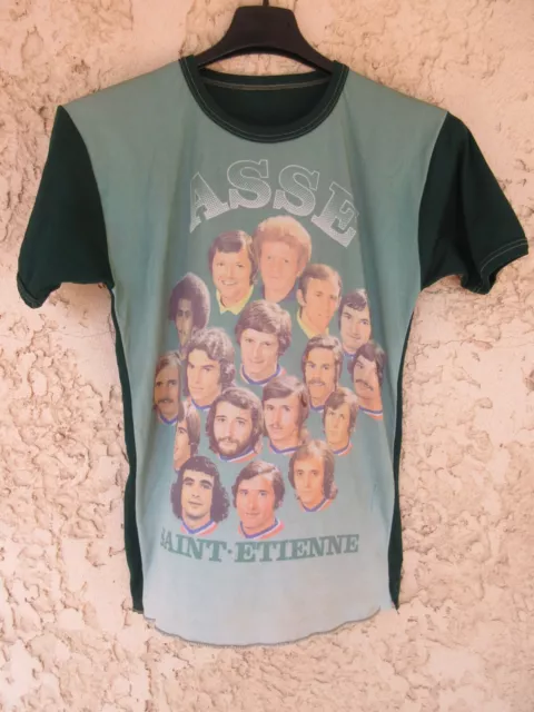 Maillot ASSE SAINT-ETIENNE vintage 70's épopée des Verts shirt trikot jersey