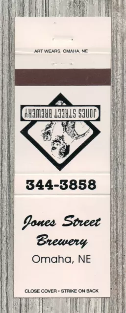 Matchbook Cover-Jones Street Brewery Omaha Nebraska-8952