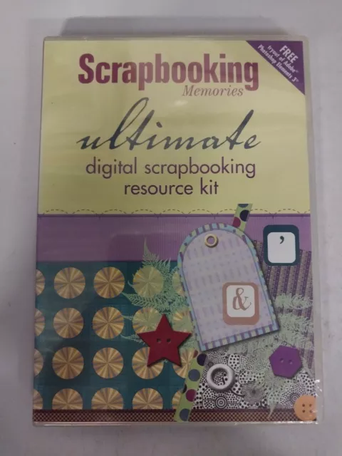 Scrapbooking Memories Ultimate Digital Scrapbooking Resource Kit DVD cr115