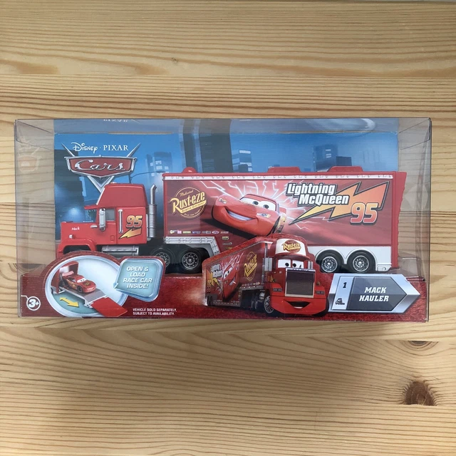 DISNEY PIXAR CARS Mack Hauler 1 Rust Eze 95 Lightning McQueen Truck ...