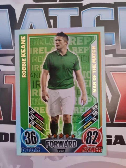 Match Attax England 2012 Man Of The Match Robbie Keane