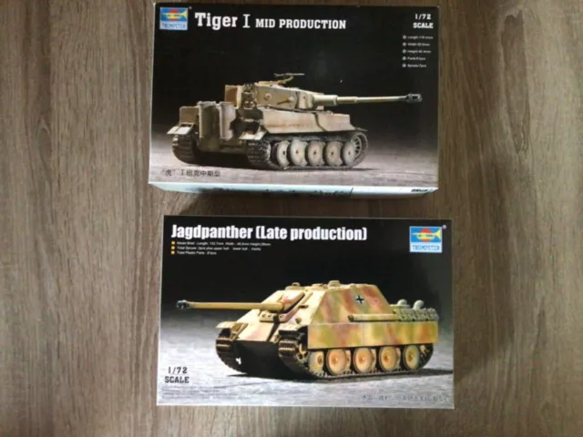Trumpeter Tiger l [Mid Production] & Jagdpanther [ Late Production] Bundle 1:72