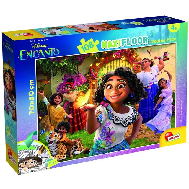DISNEY ENCANTO PUZZLE by Lisciani 108 Piece Jigsaw Maxifloor 70x50cm