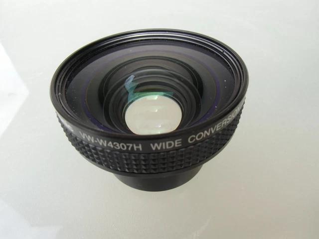 Panasonic Convertitore Grandangolare VW-LW4307M 43mm – Obiettivo Per Videocamera, Made In Japan