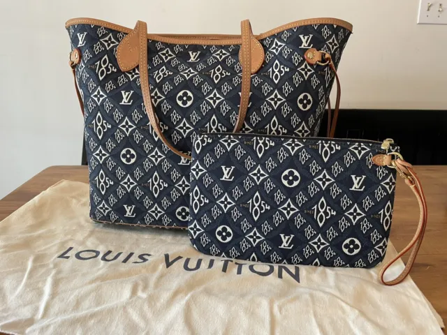 Louis Vuitton Neverfull NM Tote LV Match Monogram Jacquard Velvet