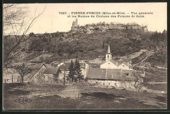 Carte Postale Ancienne - Lagarde (09) - Ruines Du Château - CPA 1900 Noir Et Blanc