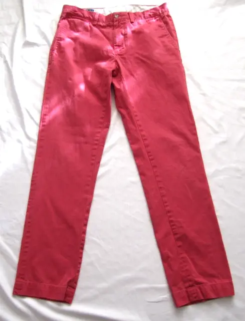 MEN'S POLO RALPH Lauren Slim Fit Cotton Pants Sz 32/31 (MP108) Issue ...
