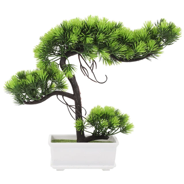 Piante Decorative Interni Colorate Set 4 Piante Finte In Vaso - Verde, Viola E Bianco Per Interni Ed Esterni Piante Interne Esterne