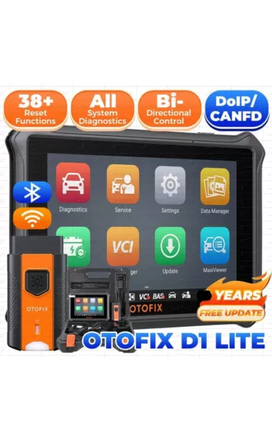 OTOFIX D1 Lite OBD Bidirectional Scanner System Diagnostic Key Coding Tool DPF