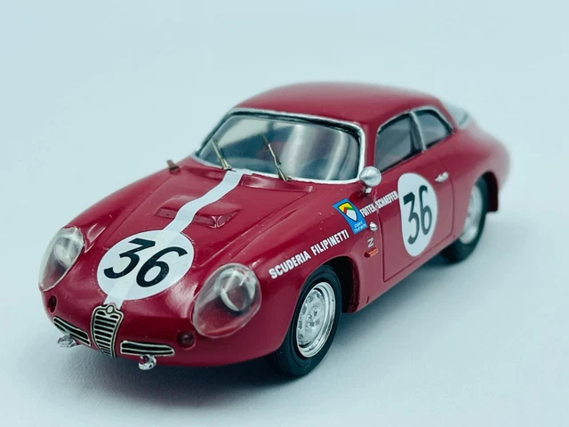 ALFA ROMEO GIULIETTA SZ #36 LE MANS 1963 EXEM EX
