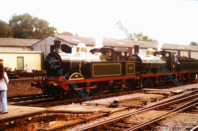 Railway Train Slide 35mm SE & CR Railway Steam Locomotive No 263 (L17-21a)