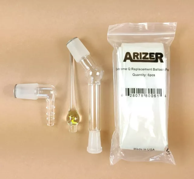 ARIZER EXTREME-Q Tisch Vaporizer Ersatzset mit 6 x Ersatzballon