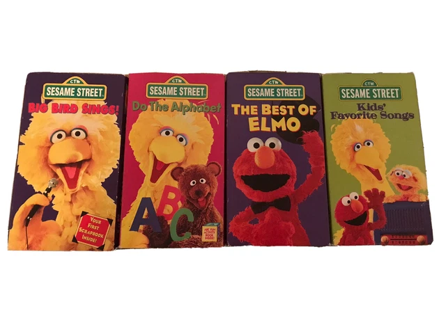 Sesame Street Vhs Tapes 4 Pack £1041 Picclick Uk 