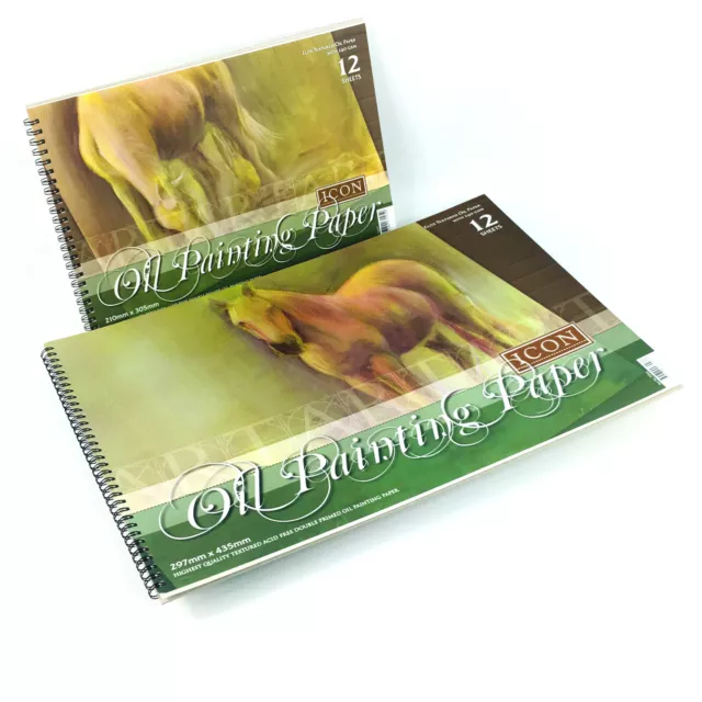 Oil Paper Pad for Oil Painting Textured Double Primed Art Paper 240GSM