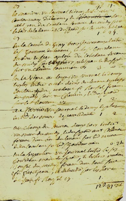 1753 Vente et expertise, terres et maison, Champlitte, LAUMONT AUBERT CHEVALOT 2