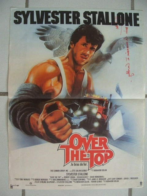 DAFFICHE DE FILM N°43 - OVER THE TOP - DE 1987 PLIEE 40 x 60 CM