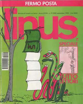 rivista a fumetti LINUS ANNO 1992 NUMERO 9 (330)