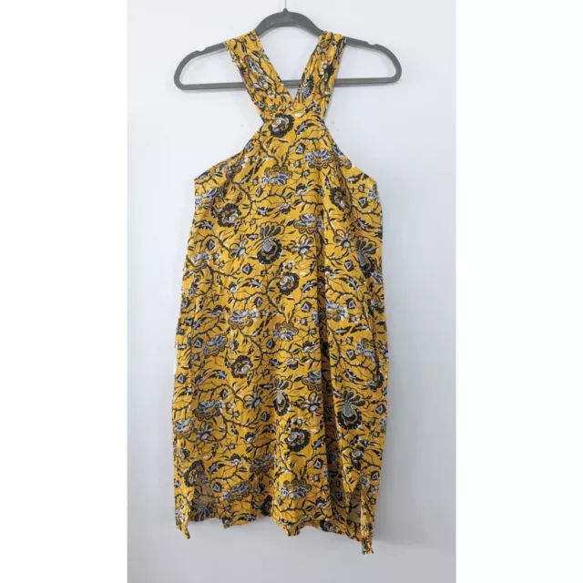 Isabel Marant Étoile Aba Floral Shift Dress Yellow Size 38 US 6 3
