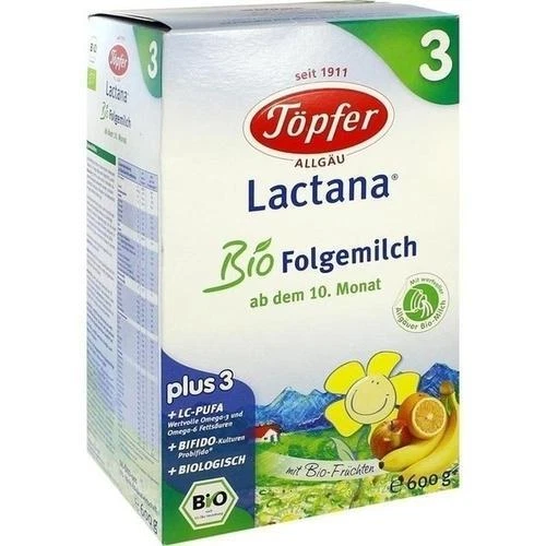 TÖPFER Lactana Bio 3 Pulver 600 g MHD 09/2023
