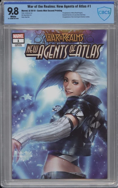 War of the Realms: New Agents of Atlas #1 CBCS 9.8 JeeHyung Lee TRADE 2nd Print