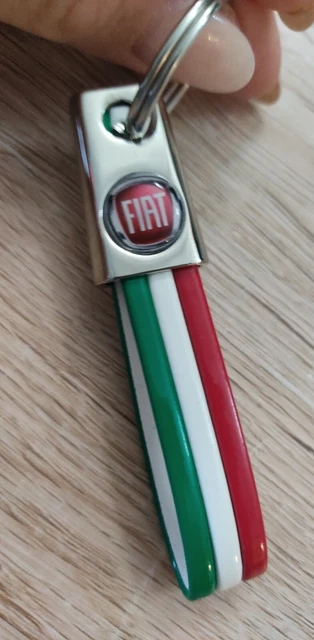 Portachiavi Fiat Italy, In Gomma
