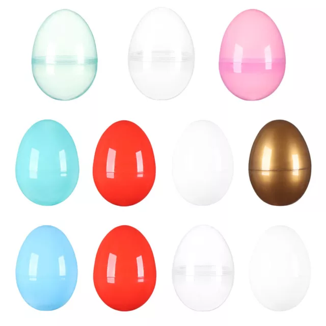 Decoration Add Treats Hollow Easter Eggs Party Decor Fillable Egg Plastic