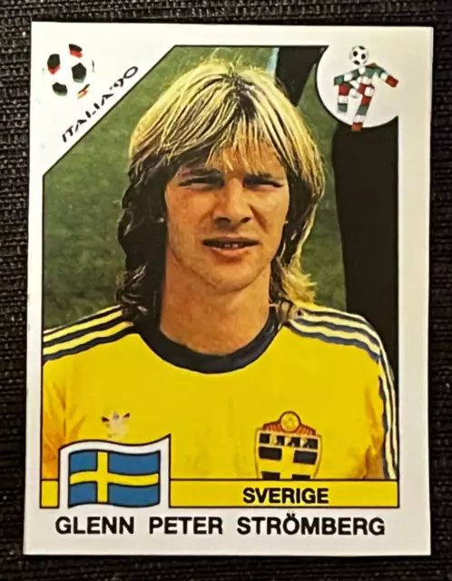 Sticker Panini World Cup Italy 90 Peter Stromberg Sverige # 241 Recup Removed