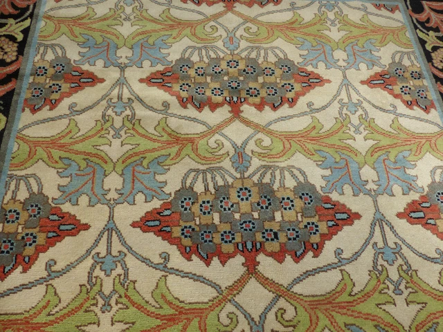 8'x10' New William Morris Hand Knotted wool Arts & crafts Oriental area rug